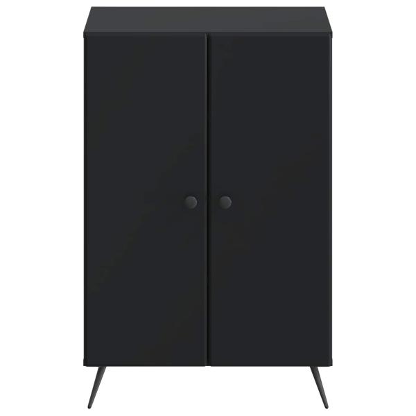 Schuhschrank BREDA 59,5 x 39,5 x 90 cm Holzwerkstoff Schwarz