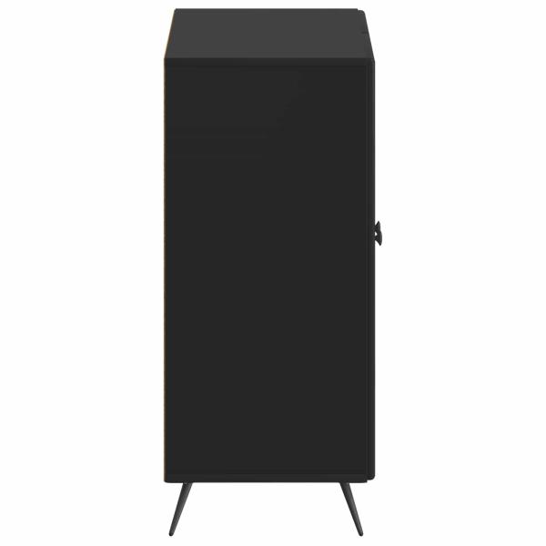 Schuhschrank BREDA 59,5 x 39,5 x 90 cm Holzwerkstoff Schwarz