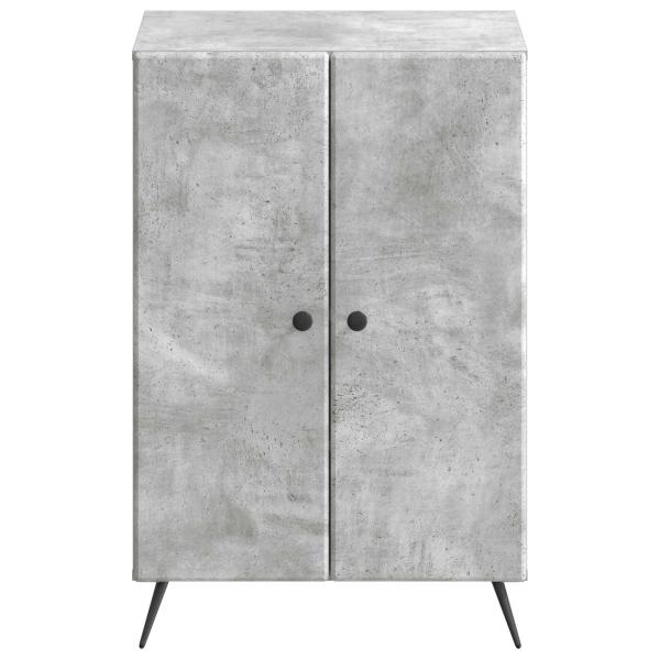 Schuhschrank BREDA 59,5 x 39,5 x 90 cm Holzwerkstoff Betongrau