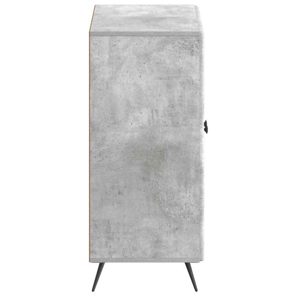 Schuhschrank BREDA 59,5 x 39,5 x 90 cm Holzwerkstoff Betongrau