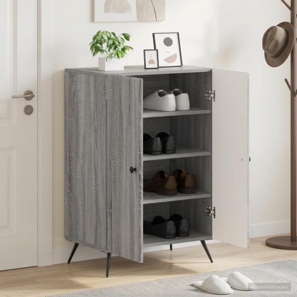 ARDEBO.de - Schuhschrank BREDA 59,5 x 39,5 x 90 cm Holzwerkstoff
