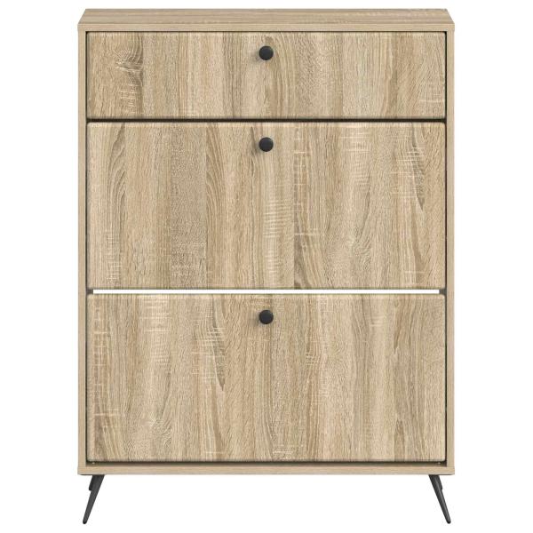 Schuhschrank BREDA 78 x 24 x 103 cm Holzwerkstoff Sonoma-Eiche