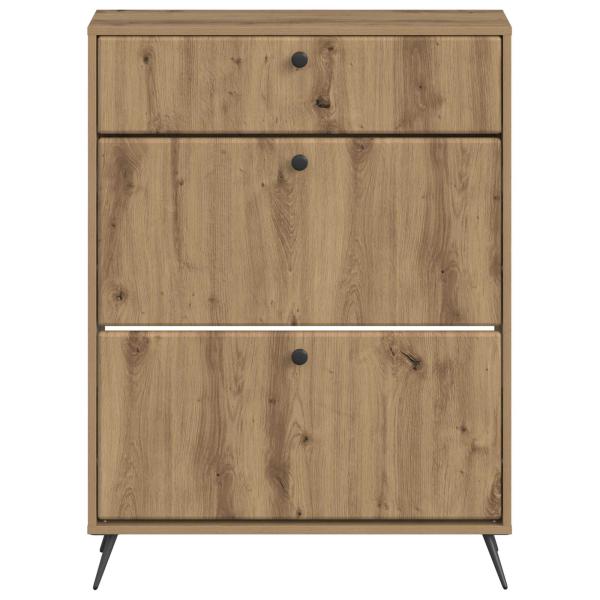 Schuhschrank BREDA 78 x 24 x 103 cm Holzwerkstoff Artisan-Eiche