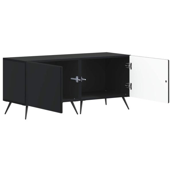 TV-Schrank Schwarz Holzwerkstoff