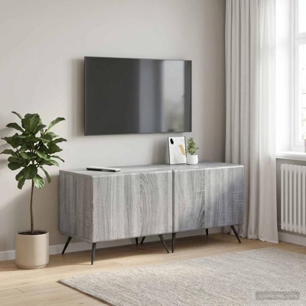 ARDEBO.de - TV-Schrank Sonoma-Grau Holzwerkstoff