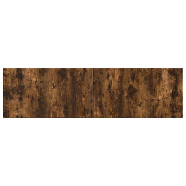 Wandmontiertes Kopfteil BREDA Raucheiche Holzwerkstoff