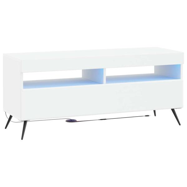 LED-TV-Schrank Weiß Holzwerkstoff