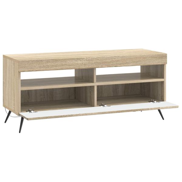 LED-TV-Schrank Sonoma-Eiche Holzwerkstoff