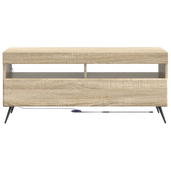 LED-TV-Schrank Sonoma-Eiche Holzwerkstoff