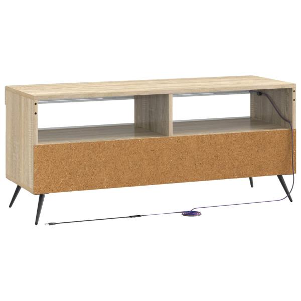 LED-TV-Schrank Sonoma-Eiche Holzwerkstoff