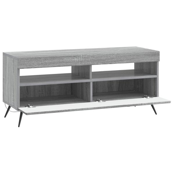 LED-TV-Schrank Sonoma-Grau Holzwerkstoff