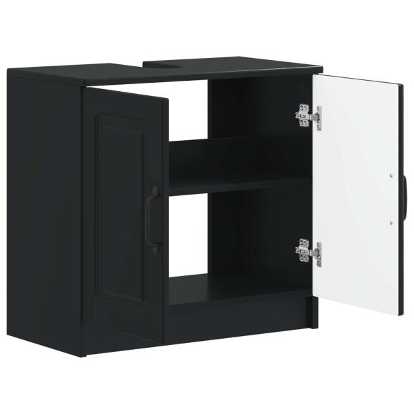Waschbeckenschrank UTRECHT Schwarz 59,5 x 31,5 x 59 cm