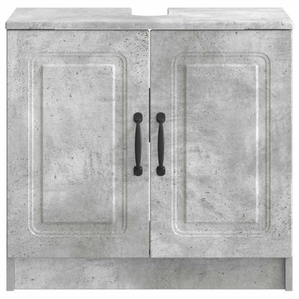 Waschbeckenschrank UTRECHT Betongrau 59,5 x 31,5 x 59 cm