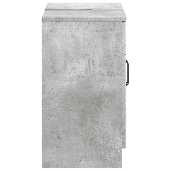 Waschbeckenschrank UTRECHT Betongrau 59,5 x 31,5 x 59 cm