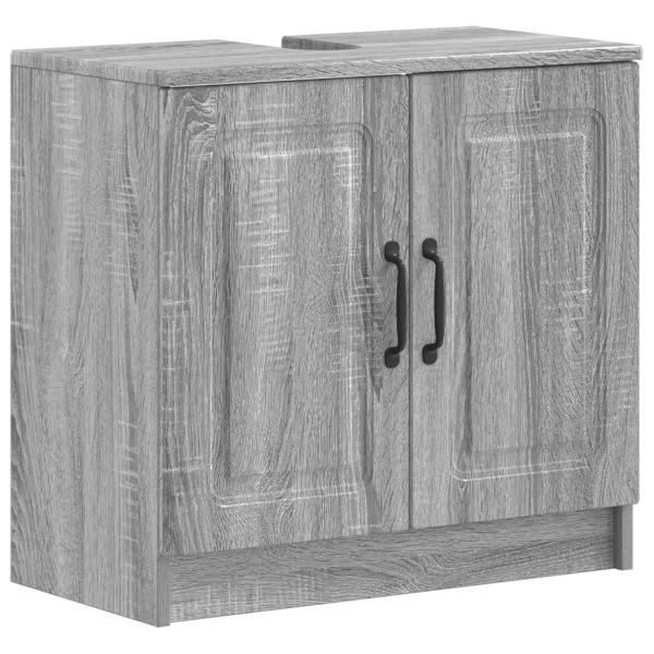 ARDEBO.de - Waschbeckenschrank UTRECHT Sonoma-Grau 59,5 x 31,5 x 59 cm