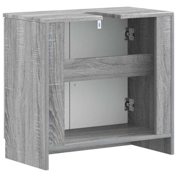 Waschbeckenschrank UTRECHT Sonoma-Grau 59,5 x 31,5 x 59 cm
