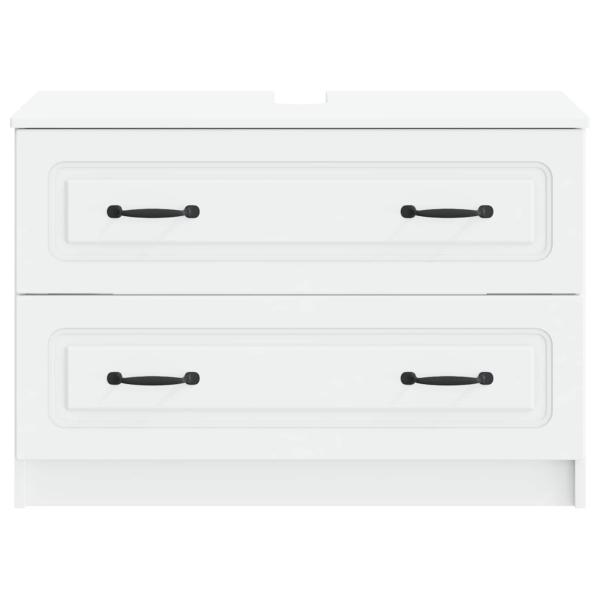 Waschbeckenschrank UTRECHT Weiß 82 x 41 x 56 cm Holzwerkstoff