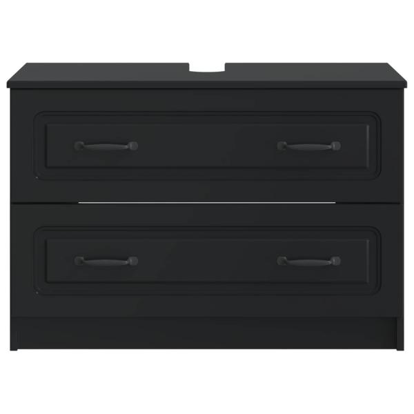 Waschbeckenschrank UTRECHT Schwarz 82 x 41 x 56 cm