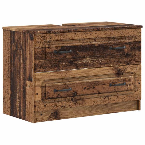ARDEBO.de - Waschbeckenschrank UTRECHT Altholz 82 x 41 x 56 cm