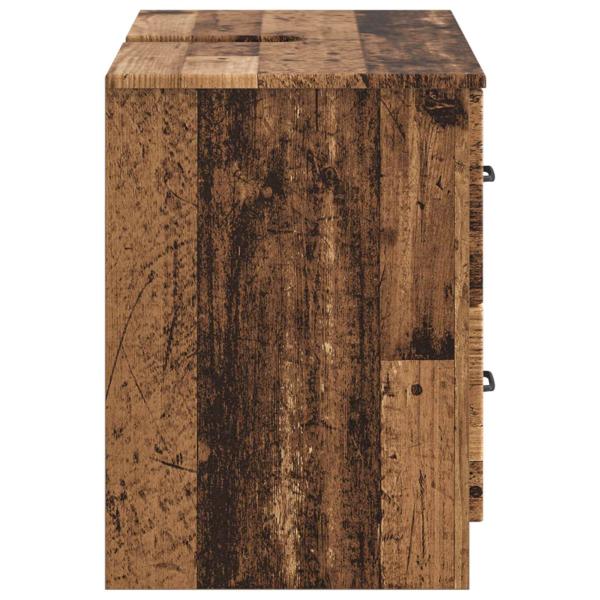 Waschbeckenschrank UTRECHT Altholz 82 x 41 x 56 cm