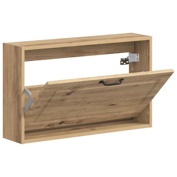 Wandmontierter Schuhschrank UTRECHT 71 x 17 x 43 cm
