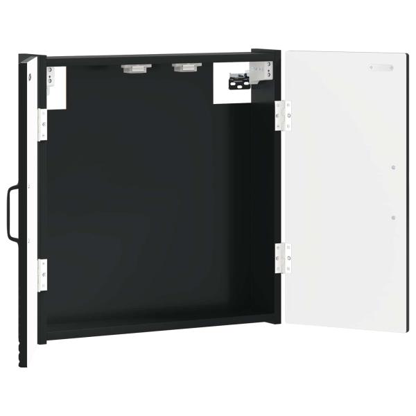 Dartboard Schrank UTRECHT Schwarz 52,5 x 10,5 x 53,5 cm