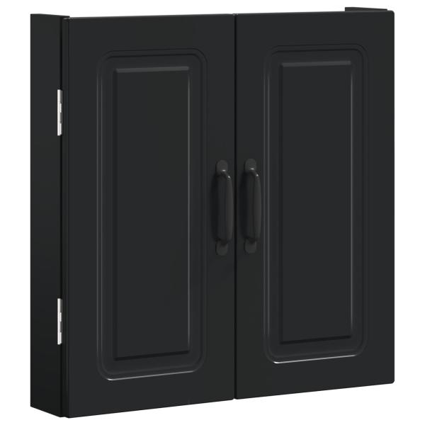 Dartboard Schrank UTRECHT Schwarz 52,5 x 10,5 x 53,5 cm