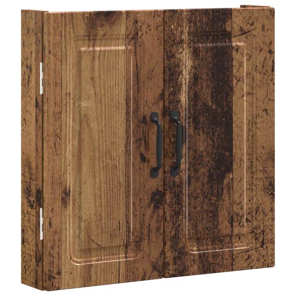 Dartboard Schrank UTRECHT Altholz 52,5 x 10,5 x 53,5 cm