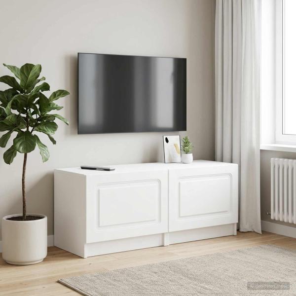 ARDEBO.de - TV-Schrank Weiß Holzwerkstoff