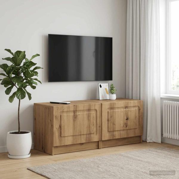 ARDEBO.de - TV-Schrank Artisan-Eiche Holzwerkstoff