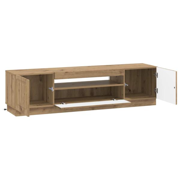 LED-TV-Schrank Artisan-Eiche Holzwerkstoff
