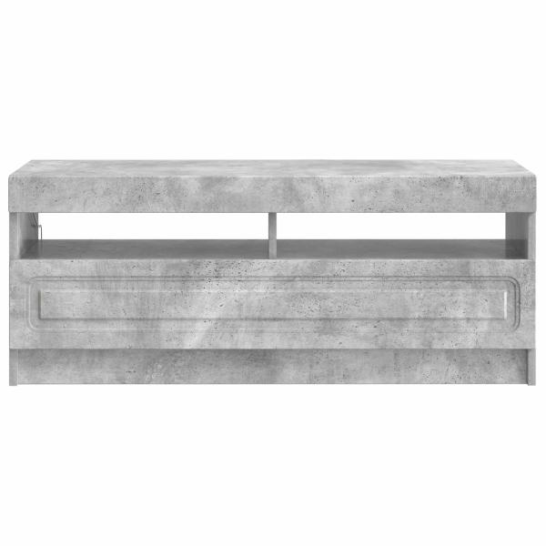 LED-TV-Schrank Betongrau Holzwerkstoff