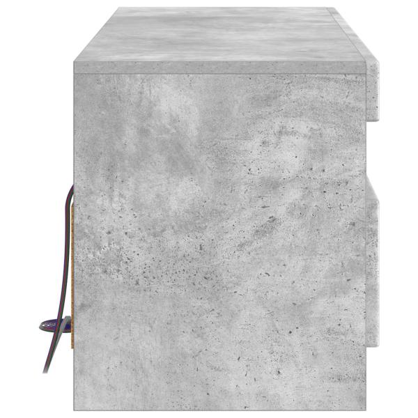 LED-TV-Schrank Betongrau Holzwerkstoff