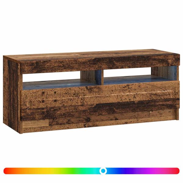 LED-TV-Schrank Altholz Holzwerkstoff