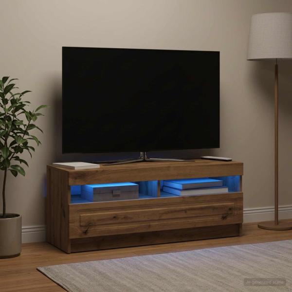 LED-TV-Schrank Artisan-Eiche Holzwerkstoff
