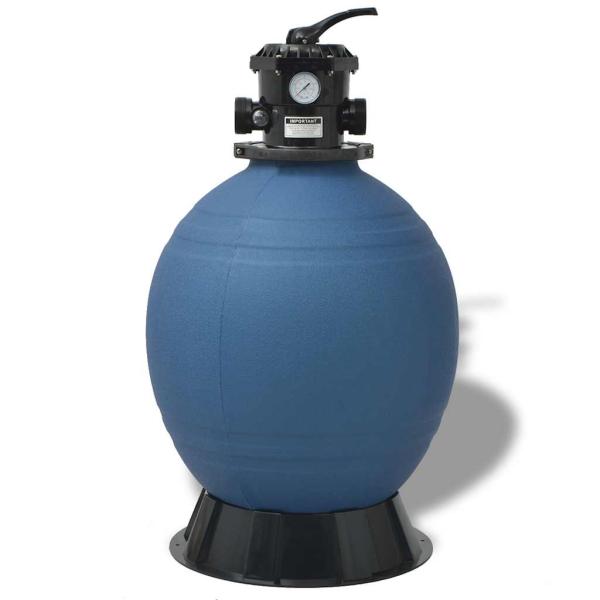Pool Sandfilter Blau Ø 55,9 x 96,5 cm PE