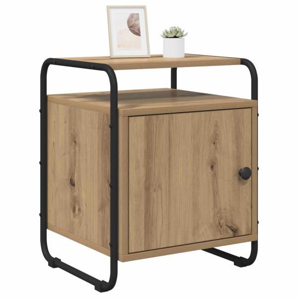 Nachttisch 2 Stk. Artisan-Eiche Holzwerkstoff