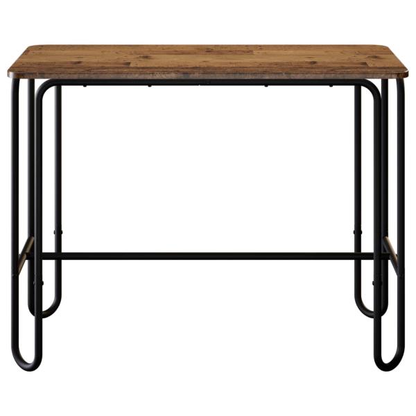 Esstisch 100 x 50 x 75 cm Holzwerkstoff Altholz Rechtwinklig