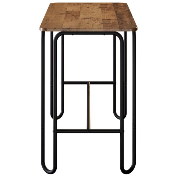 Esstisch 100 x 50 x 75 cm Holzwerkstoff Altholz Rechtwinklig