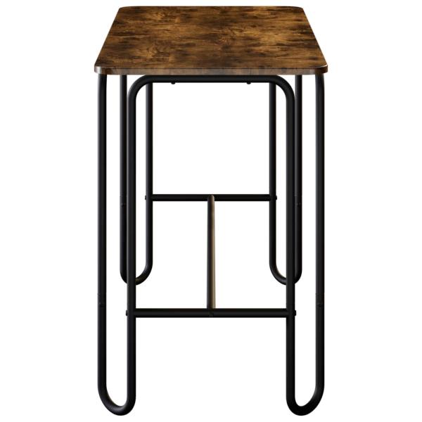 Esstisch 100 x 50 x 75 cm Holzwerkstoff Ger?ucherte Eiche