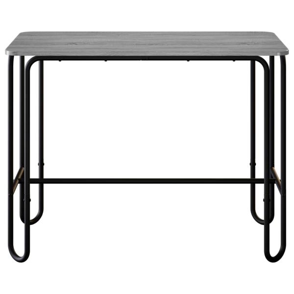 Esstisch 100 x 50 x 75 cm Holzwerkstoff Grau Sonoma