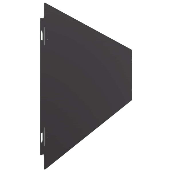 Rasenkante 30 stk. 15 x 103 cm Stahl Schwarz
