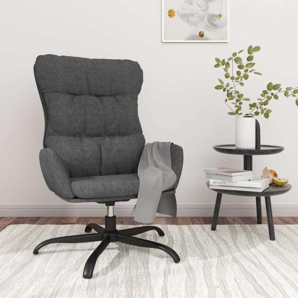 ARDEBO.de - Relaxsessel Dunkelgrau Stoff