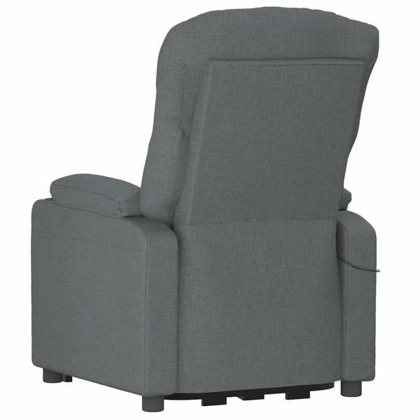 Relaxsessel Elektrisch Dunkelgrau Stoff