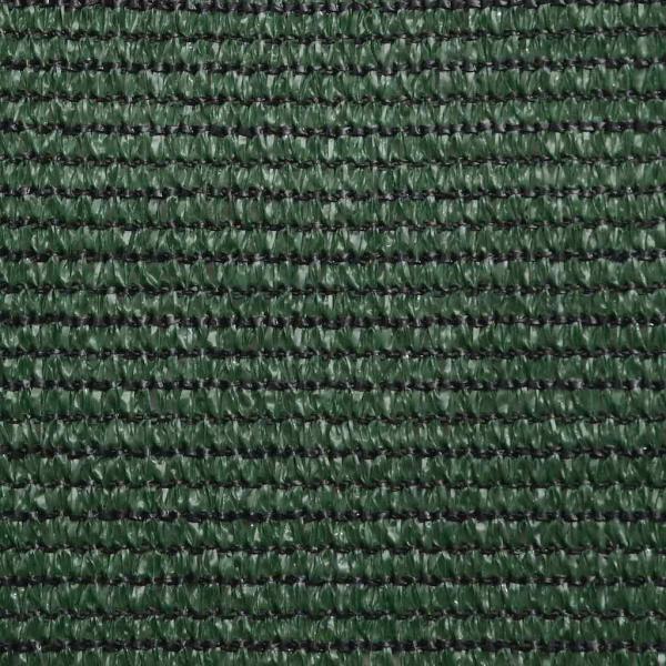 Sonnensegel 160 g/m² Dunkelgrün 6x6 m HDPE