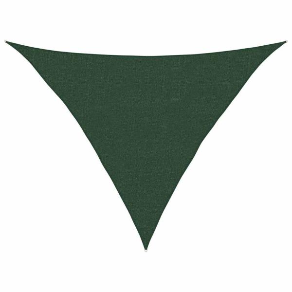 Sonnensegel 160 g/m² Dunkelgrün 2,5x2,5x3,5 m HDPE
