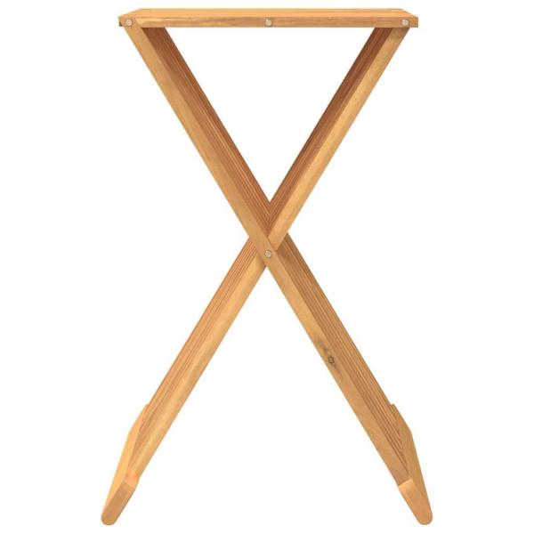 Klapphocker 40x32,5x70 cm Massivholz Teak