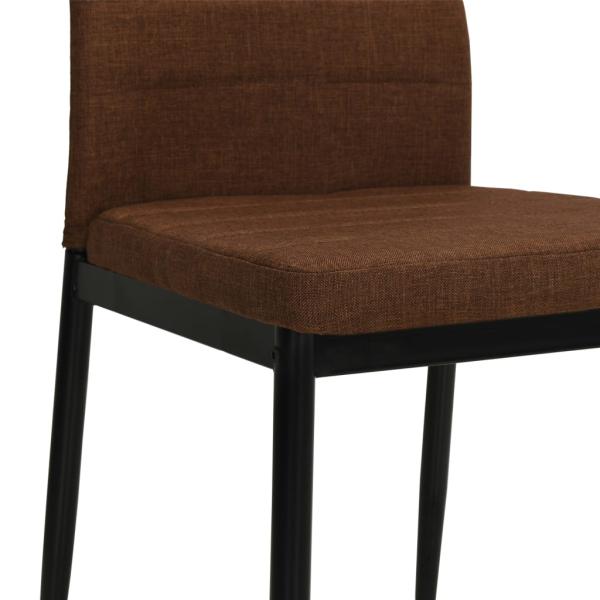 Esszimmerst?hle 6 Stk. Stoff Braun