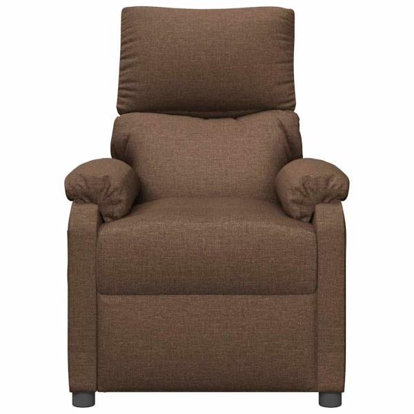 Massagesessel Braun Stoff