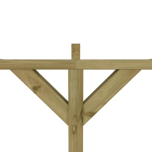 Terrassen-Pergola 2x4x2,2 m Holz